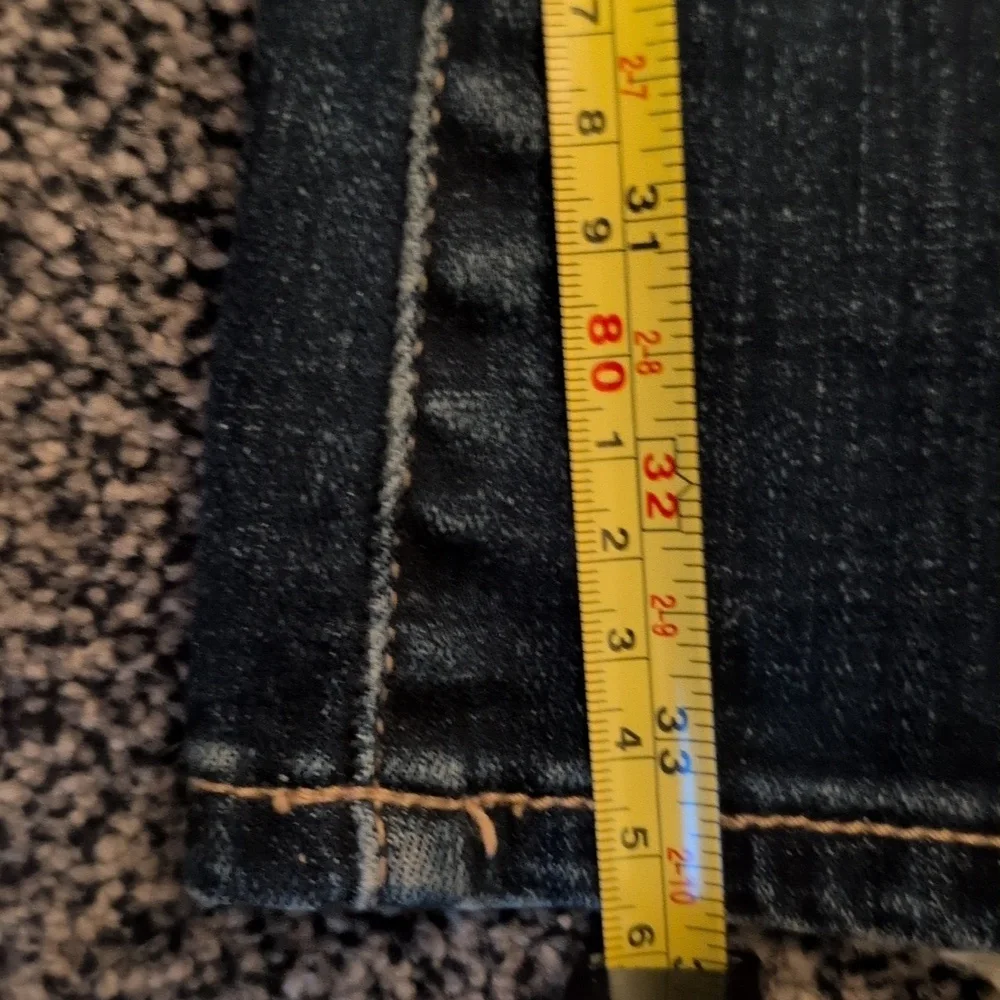 Buckle Black Blue Denim Flare Jeans 25x34 - Picture 11 of 14